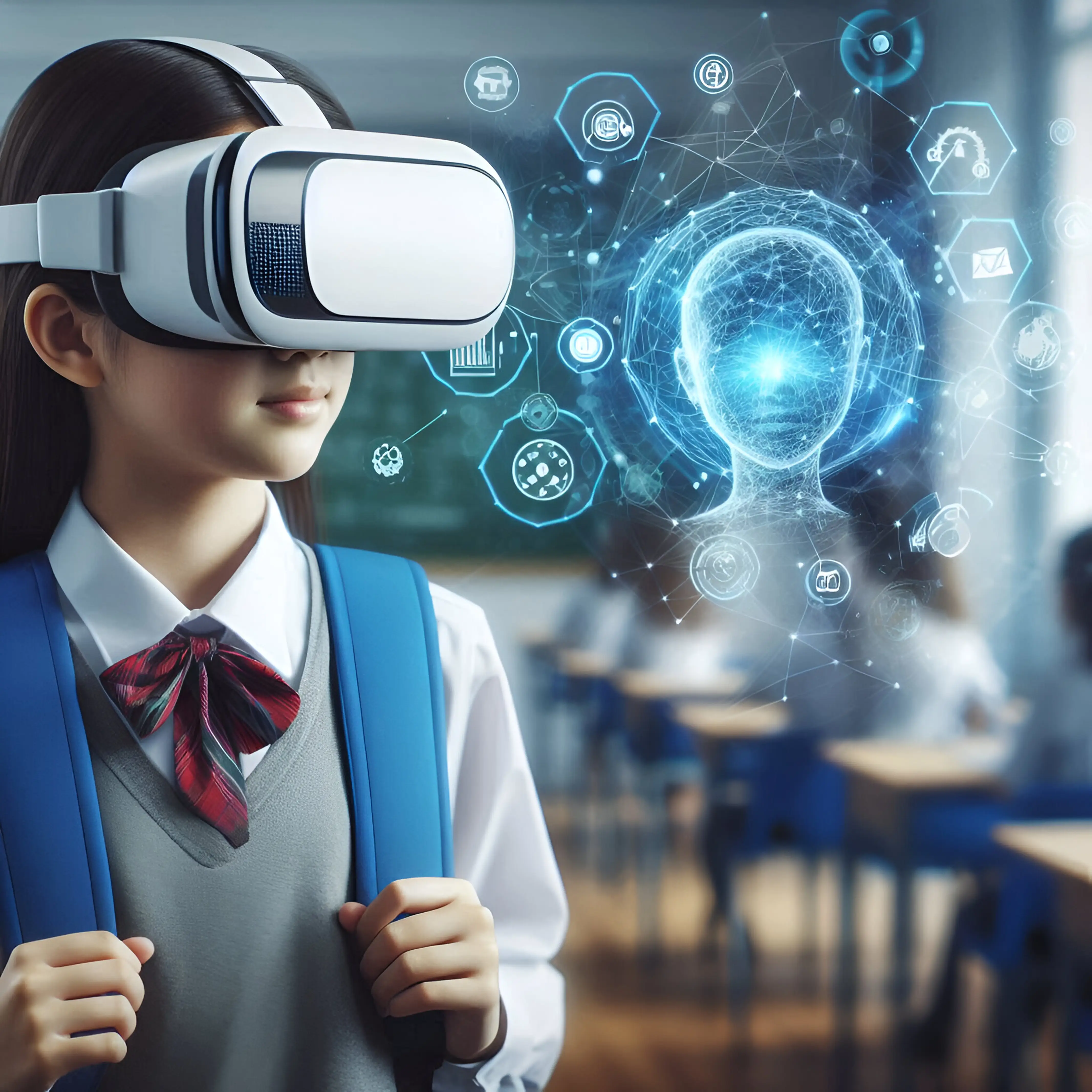 Illustration of AI in HR technology