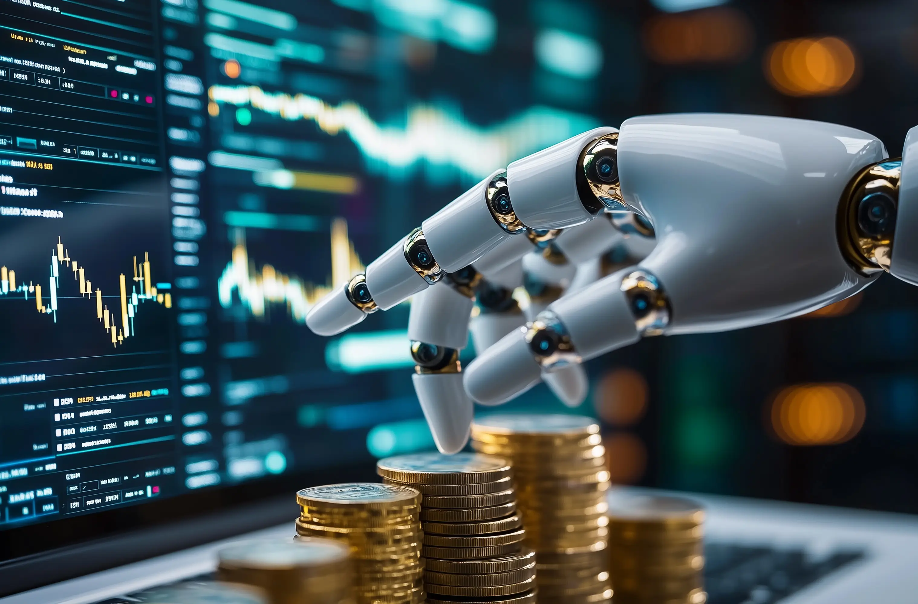 Illustration of AI in HR technology