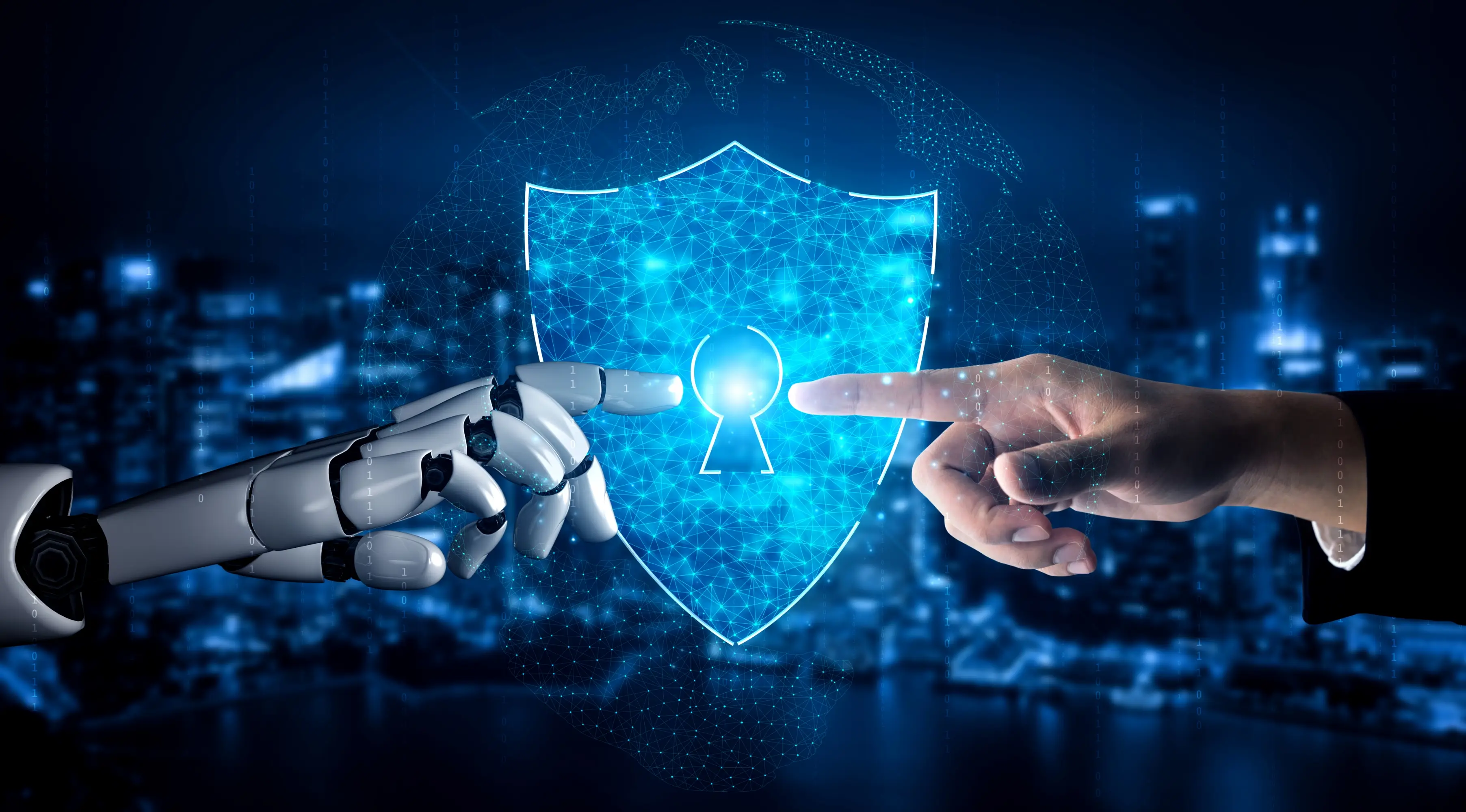 Illustration of AI in HR technology
