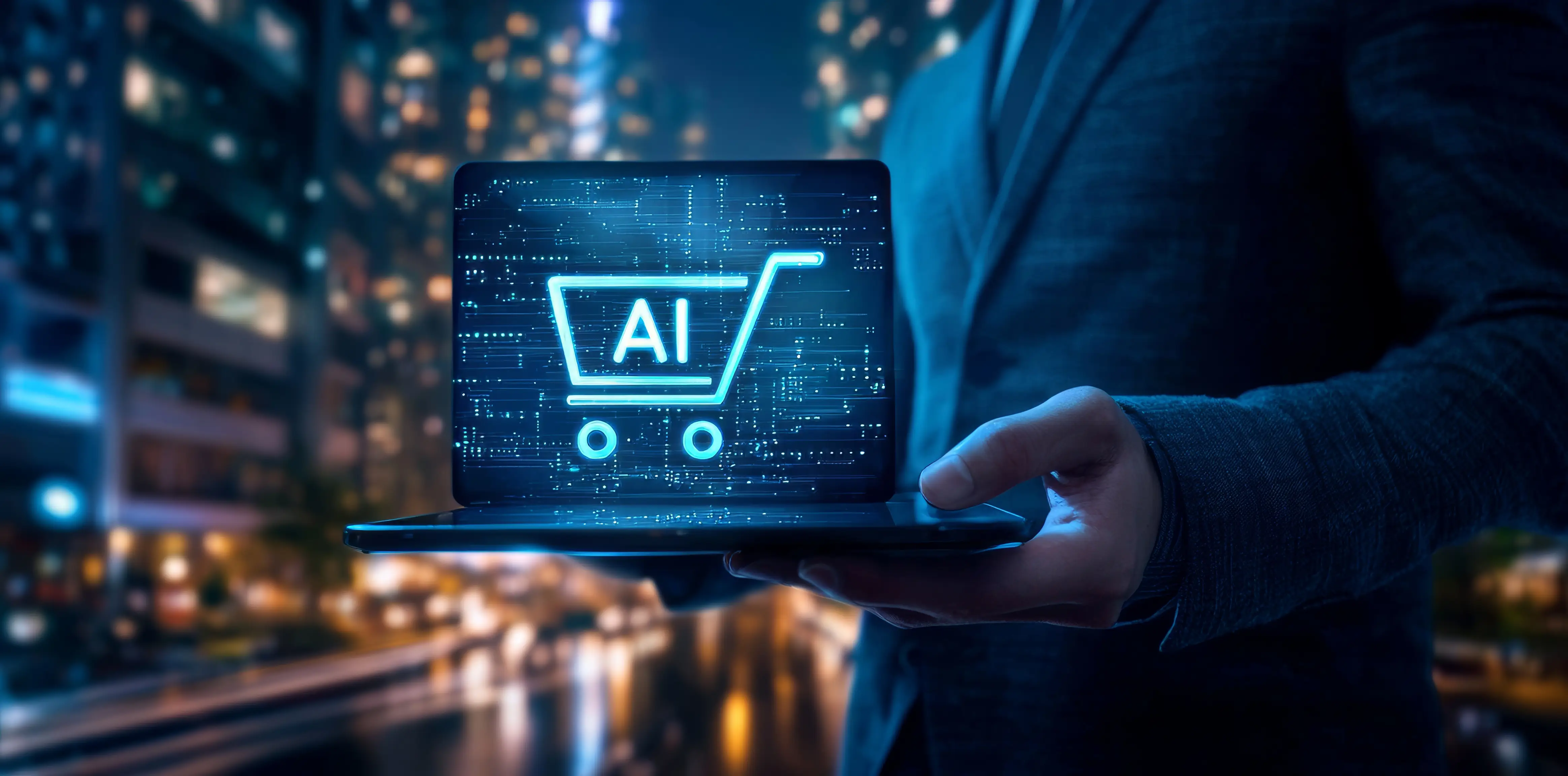 Illustration of AI in HR technology