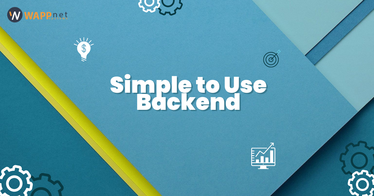 Simple to use Backend