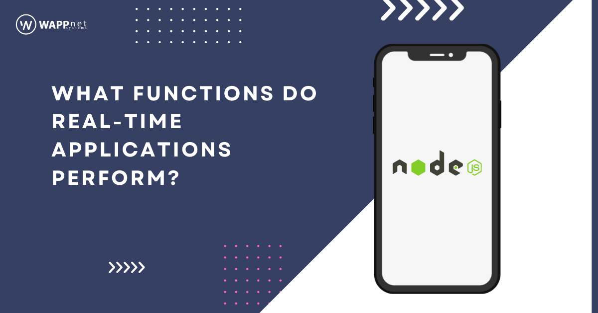 What functions do real-time applications perform?