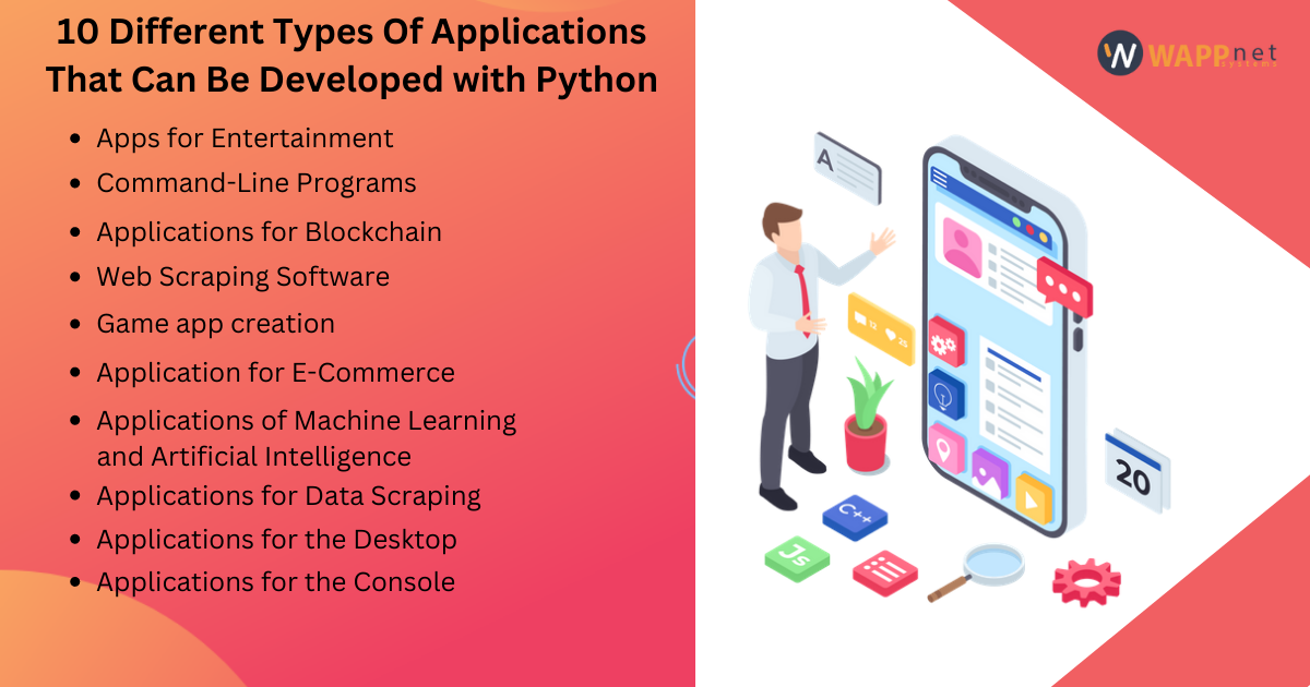 Different Types Of Applications That Can Be Developed with Python